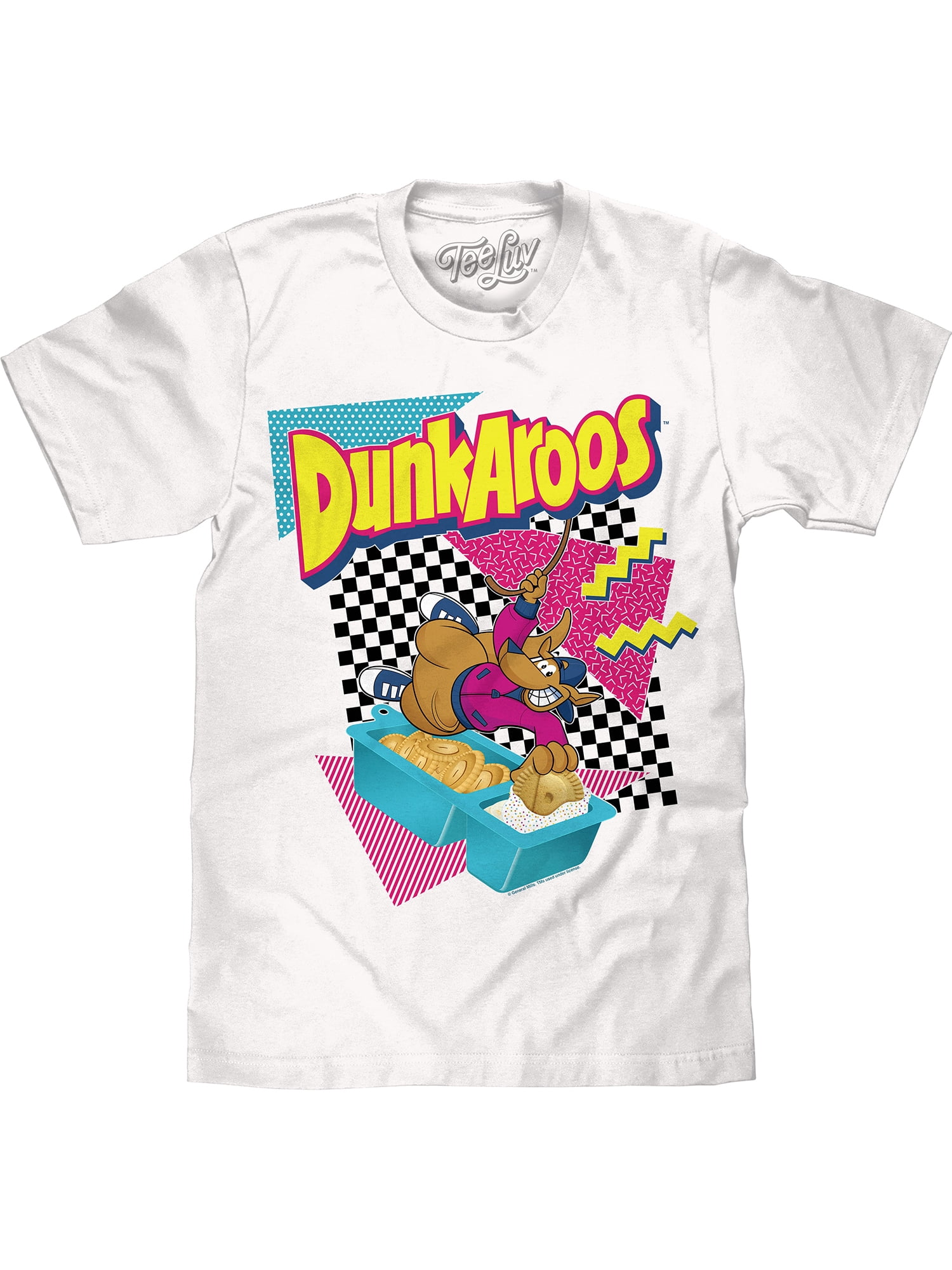 Tee Luv Men\'s Dunkaroos Cartoon Kangaroo T-Shirt (XXL)