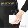 thumbnail image 3 of Men"s Heated Underwear Winter Usb Electric Heating Suit Ski Tops Pants, 3 of 4