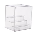 thumbnail image 4 of Almencla Showcase Display Case Storage Bin Dustproof Clear Display Stand Storage Box for Sundries Dolls Model Small Figurines Cars Toys Clear with steps, 4 of 8