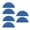 Blue, variant on 3Pair Skid Resistant Shoe Grip Adhesive Shoe Cushion for Adult Kid Elderly Shoe Protective Cushion For Sneakers Trainers