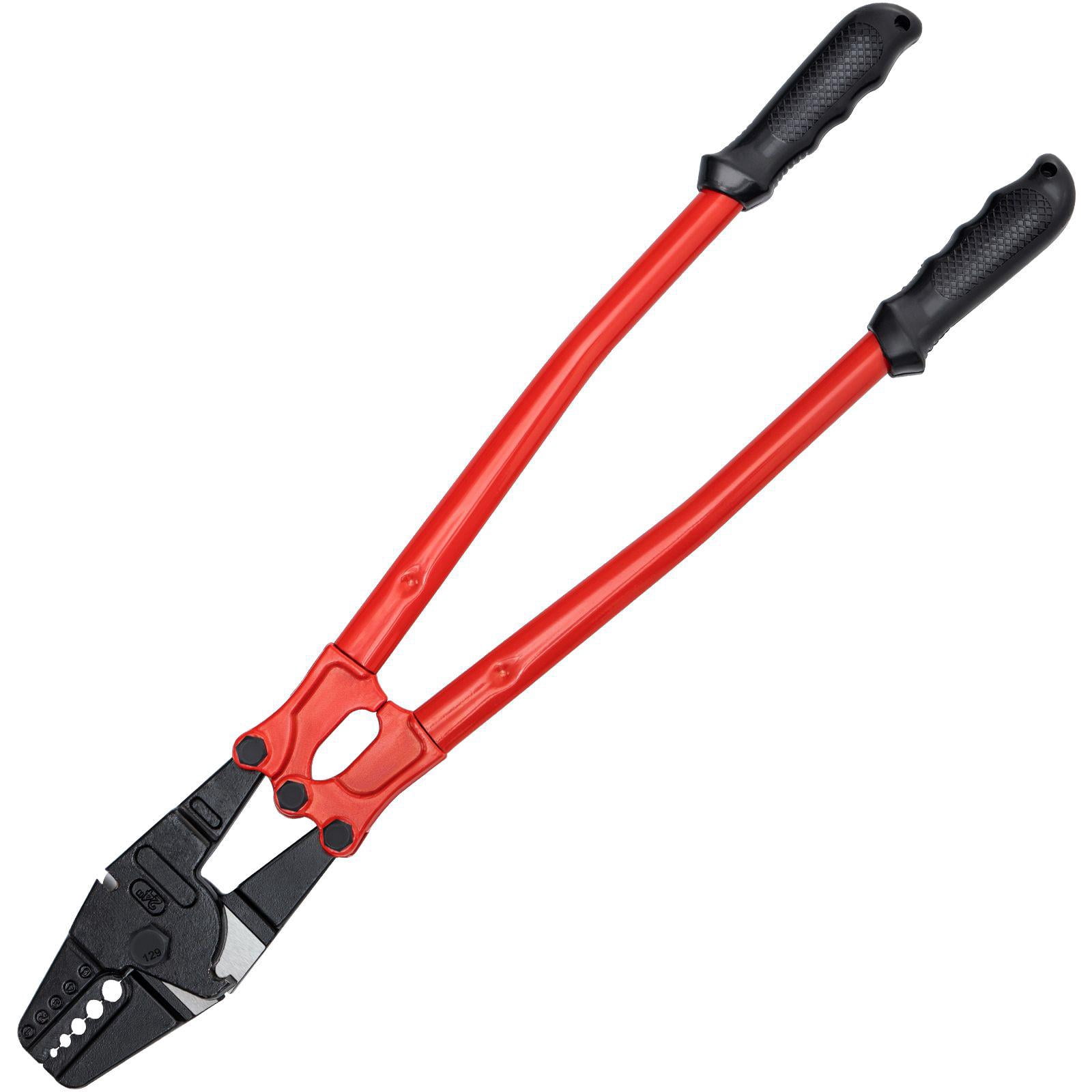 24 Inch Hand Swager Cable Wire Rope Cutter with Aluminum Copper Sleeves for 1/16 3/32 1/8 5/32 3/16 Inch