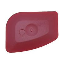 Kitchen Scraper,Pan Scraper Dish Scraper Tool,1 Pack Plastic Pan Scraper Pot Scraper Food Scraper,Non-Scratch Scraper, Polycarbonat Skillet Scraper Cleaner for Cleaning Grease Burnt Food(Red)