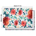 thumbnail image 5 of Pioneer Flower Floral Print Pattern Summer Placemats Table Placemats Set Of 6-Linen Kitchen Washable Placemats Table Mats 12x18 Inch Non-Slip Heat Resistant, 5 of 5