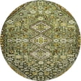 thumbnail image 2 of Addison Rugs Mayfield Premium Machine Washable Transitional Aztec Olive Round Rug, 8' x 8', 2 of 6