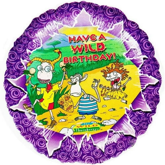 Wild Thornberrys Happy Birthday Foil Mylar Balloon (1ct)