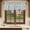 Teal green, variant on Spring Flowers Valances for Windows, Decorative Rod Pocket Window Valance Curtains, Farmhouse Purple Pastoral Floral Leaf Short Curtain Drapes for Kitchen/Living Room, 2 Panels, 54" W x 18" L