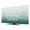 Emerald Green, Teal, White, variant on Mist Ocean TV Cover for 50 Inch Screen,Stretch Fabric Dustproof TV Display Protector,Coastal Indigo Gray Ombre Sea Waves Minimalist Elastic Slipcover Monitor Cover for Indoor Computer 43.6"x24.5"