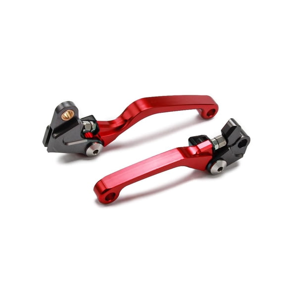 YSMOTO Dirt Bike Clutch Brake Lever Foldable for CR80R/85R 1998-2007, CRF150R 2007-2025, CR125R/250R 1992-2003, CRF450R 2002-2003, XR650R 2000-2006, Red