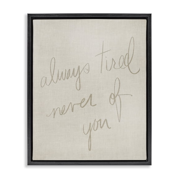 Stupell Industries Farmhouse Black Floating Frame Canvas Art, 17 x 21, by Lil' Rue