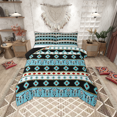 thumbnail image 1 of Erosebridal Blue Aztec Patchwork Bedding Full Comforter Set, Rustic Cow Skull Tribal Dreamcatcher Down Comforter, Reversible 3 Pieces, 1 of 8