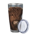 thumbnail image 2 of Rocae Yak for 20 Ounces Stainless Steel Insulted Tumbler Car Cup Drink Mug Inspirational Graduate Present-Straw Two-piece Set, 2 of 8
