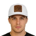 thumbnail image 4 of CYSFASHION Mens Baseball Cap Fashion Accessories Trucker Hat 2026 Trendy Sun Visor Cozy Women's Hats & Caps White, 4 of 9