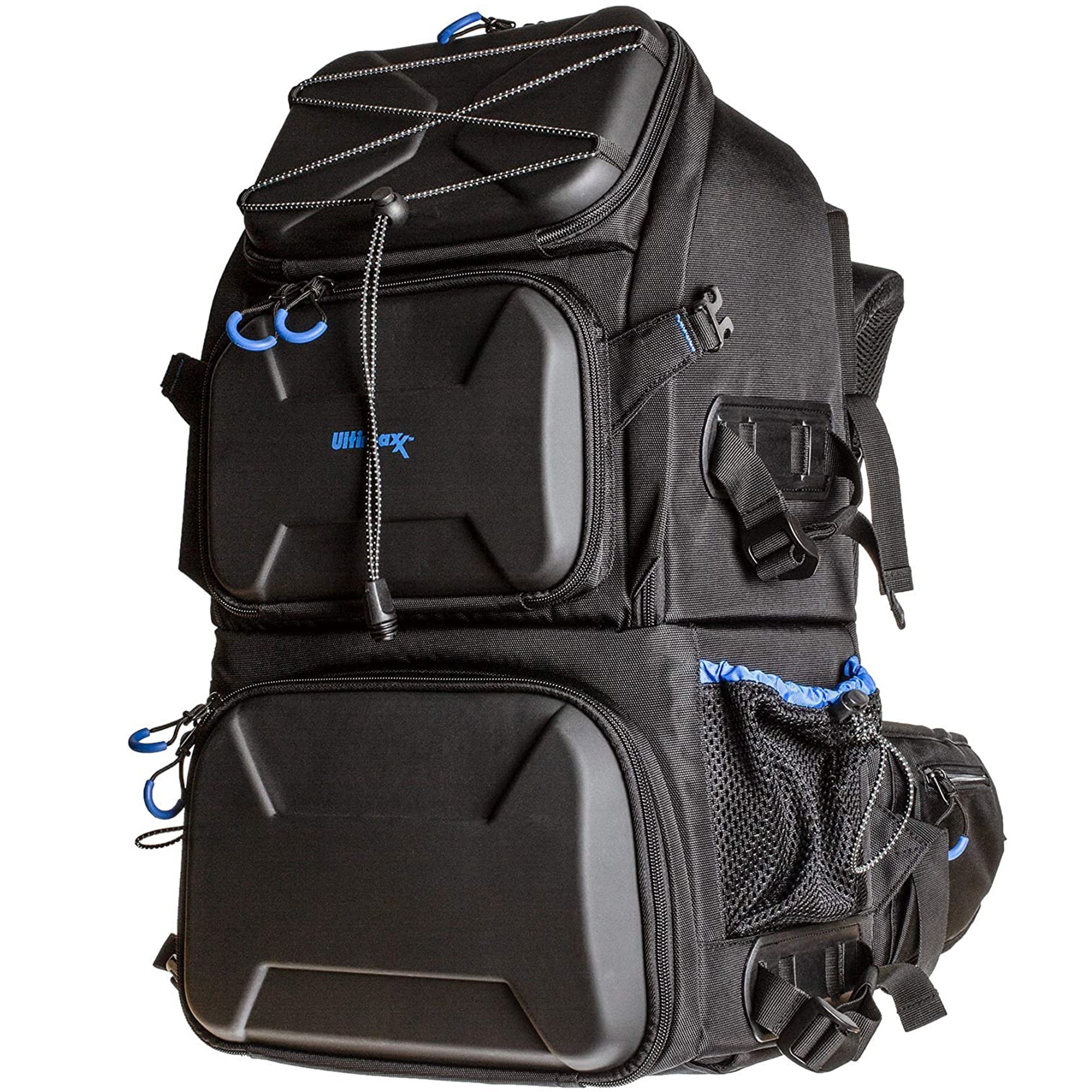 Ultimaxx Heavy Duty Professional Deluxe Camera Backpack with 3 Hard Shell Armored Front Panels Rain Cover & So Much More