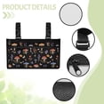 thumbnail image 5 of Jiueut Butterfly Mushroom Wheelchair Side Bags for the Armrest Wheelchair Bags to Hang on Side 2 Pockets for Women Street Side Arm Bag for Power Wheelchair for Seniors, 5 of 7