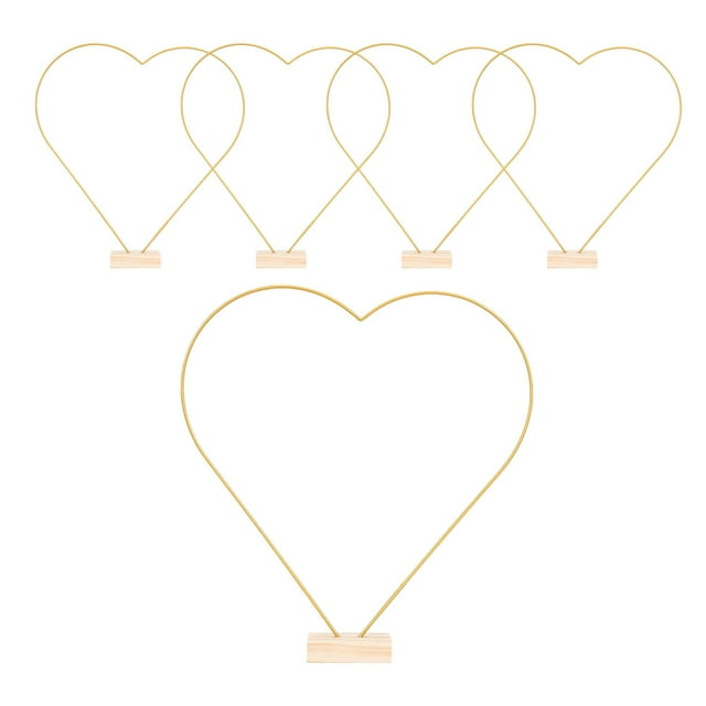 5 aros colgantes florales de metal para centro de mesa, manualidades para el hogar, arte, guirnalda hecha a mano Altura 20cm
