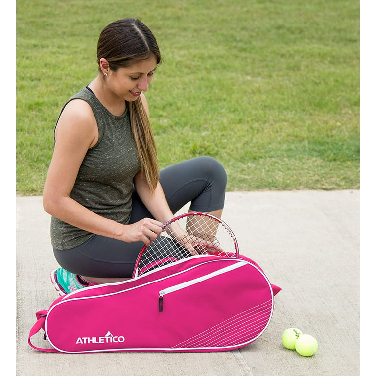 pink tennis bag
