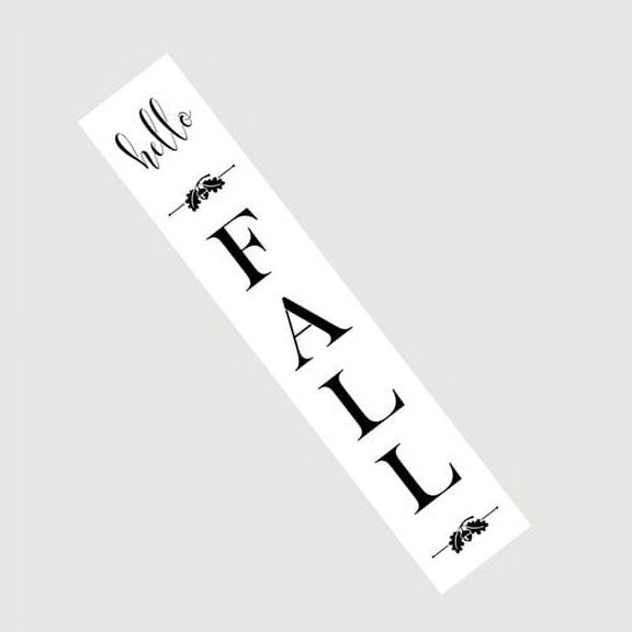 Hello FALL Sign Stencil by Designer Stencils (7 mil plastic)
