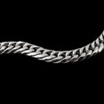 thumbnail image 4 of Cadena cubana de eslabones Yashi 24 pulgadas plata, 4 of 5