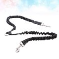 thumbnail image 4 of Miangastore Sangle Double Tête Extensible Corde Extensible Fournitures pour Animaux Chien Chiot (Noir, Taille m), 4 of 8