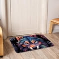 thumbnail image 6 of Wolf Polyester Non-Slip Outdoor Carpet Door Mat - Machine Washable Door Rugs, 6 of 6