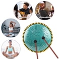 thumbnail image 4 of Percussion Instrument,Inch 21 Notes Drum 15 Inch Notes C Key 15 Inch 21 Percussion With Drum Meditation Majors Friends 21 Notes C Huiop With Drum Meditation Friends Handpan Drum Key Percussion With, 4 of 6