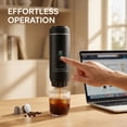 thumbnail image 4 of Doulami Rechargeable Cordless Portable Coffee Maker for Travel & Camping, Espresso Machine for Ground Coffee & NS Capsules, Battery Operated for RV, Hiking, Office, 4 of 10