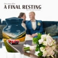 thumbnail image 4 of JAGASY Red Car Small Urn for Ashes Adult Male, Blue Small Urns for Human Ashes Keepsake, Mountain Grassy Landscape & Clouds Decorative Urns for Couple, Funeral Tiny Urn for Mom & Dad, (3 Inch), 4 of 7