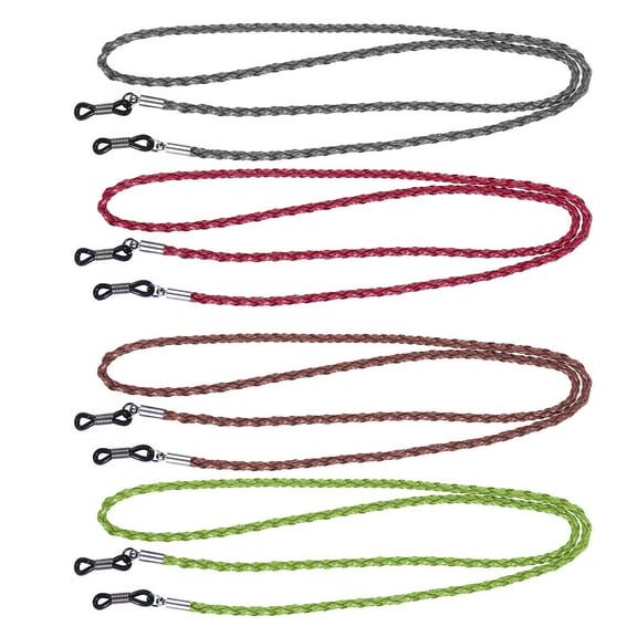 GOOHOCHY  4 Pcs Eyeglass Lanyard Non-slip Glasses Rope Connector