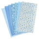 thumbnail image 1 of Paquetes de tela de algodón Uxcell, 7 piezas de 20 x 20 pulgadas, cuadrados de tela precortados de algodón 100% impresos con flores para costura, patchwork, quilting y manualidades DIY, azul, 1 of 7