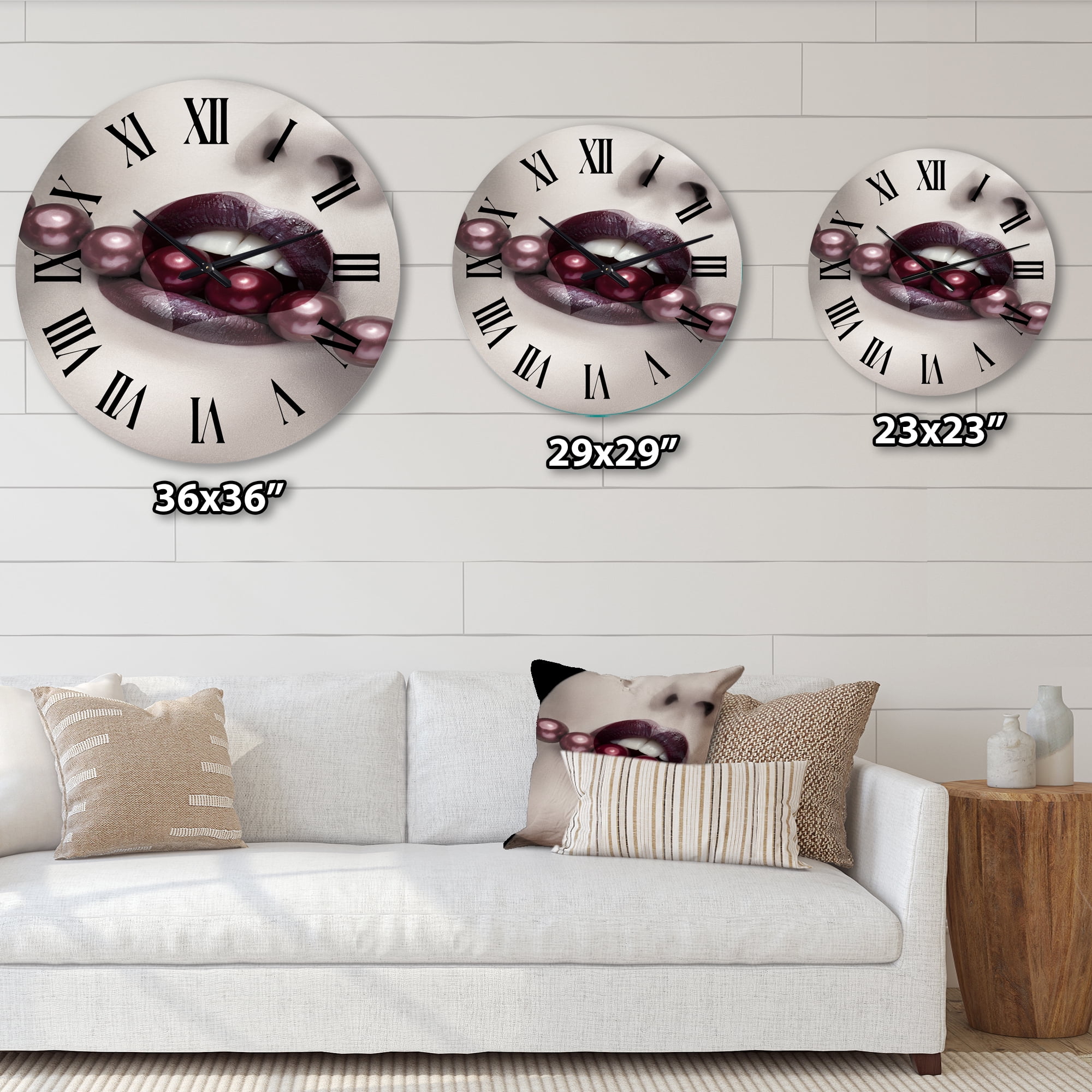 Designart 1 in Quartz Modern/Contemporary Wall Clock