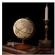 thumbnail image 2 of Globo terráqueo de 22cm, mapa de la Tierra en inglés, Base de madera Retro, instrumento terrestre, educación geográfica, 2 of 5