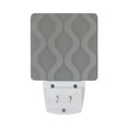 thumbnail image 5 of Yayeee LED Plug in Night Light for The Home with Auto Dusk to Dawn Light Sensors, 2 Pack, Light Gray Pattern, 5 of 6
