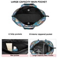 thumbnail image 3 of Basset Hound Dog and Flower-1 Travel Tote Bags for Women Carry On,Large Weekender Bags for Women Travel,Multi Functional Duffle Bag for Work,Shopping,Sports, 3 of 5