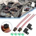 thumbnail image 2 of Unique Bargains 2 Set Car Inline Fuse Holder Waterproof Blade Style ATO/ATC Holder 30A 12A Gauge Wire Harness with Cover, 2 of 6