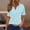 Light Blue, variant on ALLLIST Womens Tops Blue Button Short Sleeve V-Neck Graphic T-Shirts Women Blouses Dressy Casual XXL
