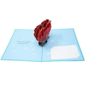 A Big Thank You - 3D Pop Up Greeting Card - For Friends, Family, Teachers, Neighbors, Co-Workers, Boss, Front-line,