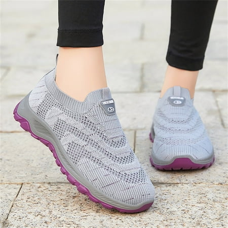 

Quealent Running Shoes Womens Women s Platform Lace up Sneaker Lightweight Casual Everyday Walking Fashion Sneakers Shoes Gray 7.5