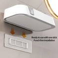 thumbnail image 4 of Cadancy Self Draining Soap Dish for Bathroom Kitchen Sink, Silicone Soap Saver with Drainage Tray, Waterproof Shower Countertop Holder Non Slip Rack Home Accessory, 4 of 6