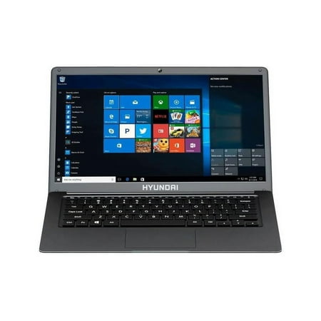 UPC: 0810033036415 | HYUNDAI 14 Inch Hybook 4GB RAM  128GB Storage  Windows 10 Pro Laptop  Intel Celeron N4020  Expandable Storage  microSD Slot (Up to 256GB)  14.1  Inch IPS Display  WiFi & Bluetooth  5000mAh Battery.