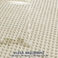 thumbnail image 4 of Alfombra de baño SUBRTEX con forma de gofre trenzada, 60 x 90 cm, absorbente y antideslizante, 4 of 7