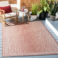 thumbnail image 2 of SAFAVIEH Courtyard Regent Animal Indoor/Outdoor Area Rug, Rust/Beige, 5'3" x 7'7", 2 of 6
