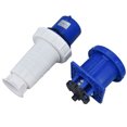 thumbnail image 2 of Industrial Connector Waterproof Cable Plug Aviation Socket 3 Phase 3 Pin 2P+E 220‑250V 63A, 2 of 14