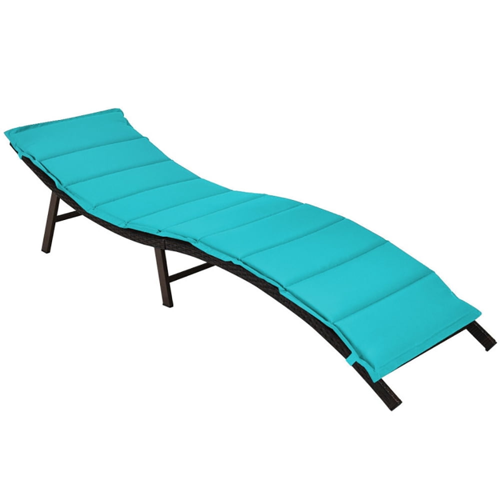 Aimee Lii 2Pcs Folding Patio Lounger Chair, Beach Lounge Chair for Outdoor, Patio Loungers, Turquoise Aimee Lii 2Pcs Folding Patio Lounger Chair, Beach Lounge Chair for Outdoor, Patio Loungers, Turquoise