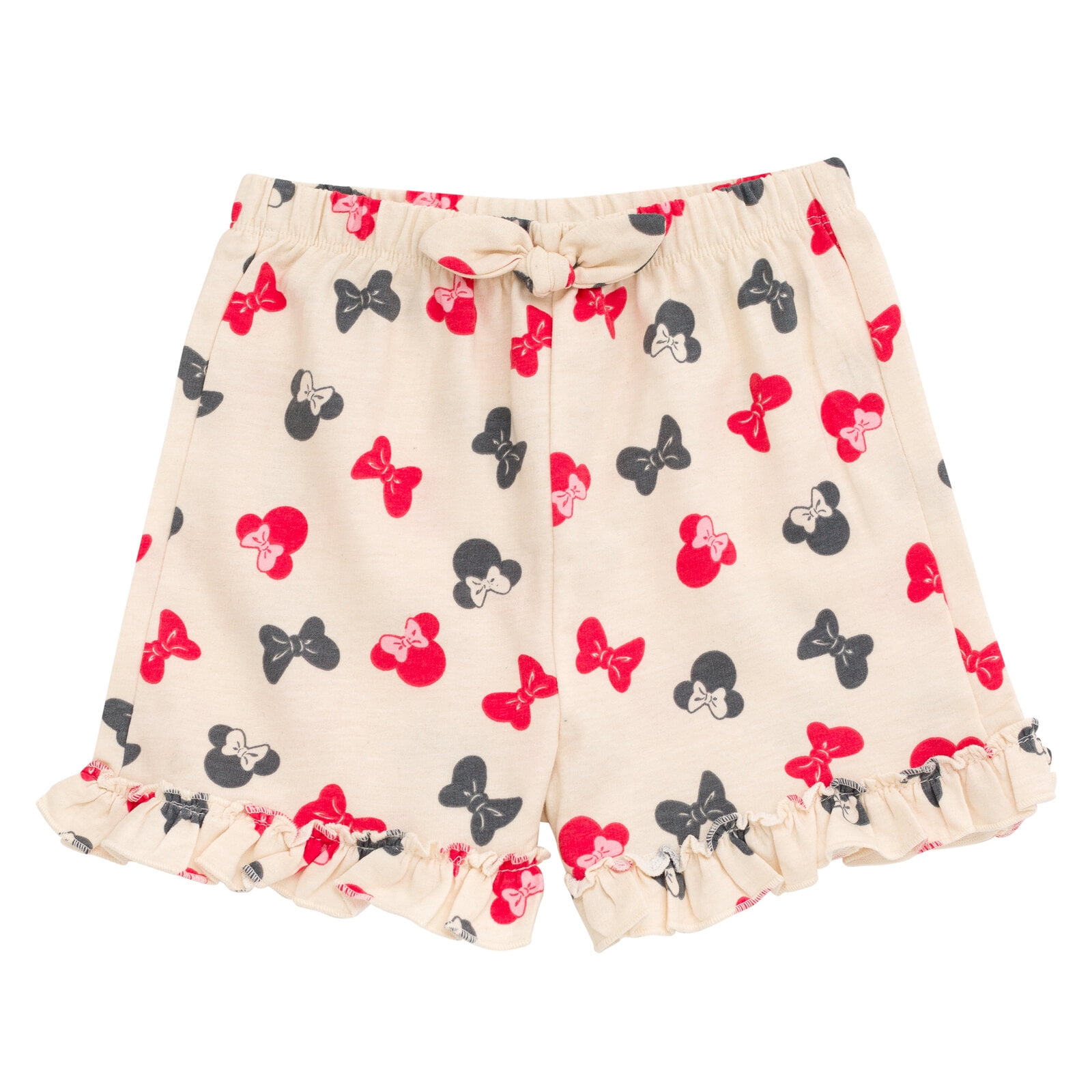 Disney Minnie Mouse Big Girls' 2-Piece T-Shirt and Shorts Set Minnie Dark Pink