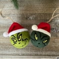 thumbnail image 3 of The Needle Felted Christmas Tree Ornament Ball Christmas Tree Ornament, 3 of 8