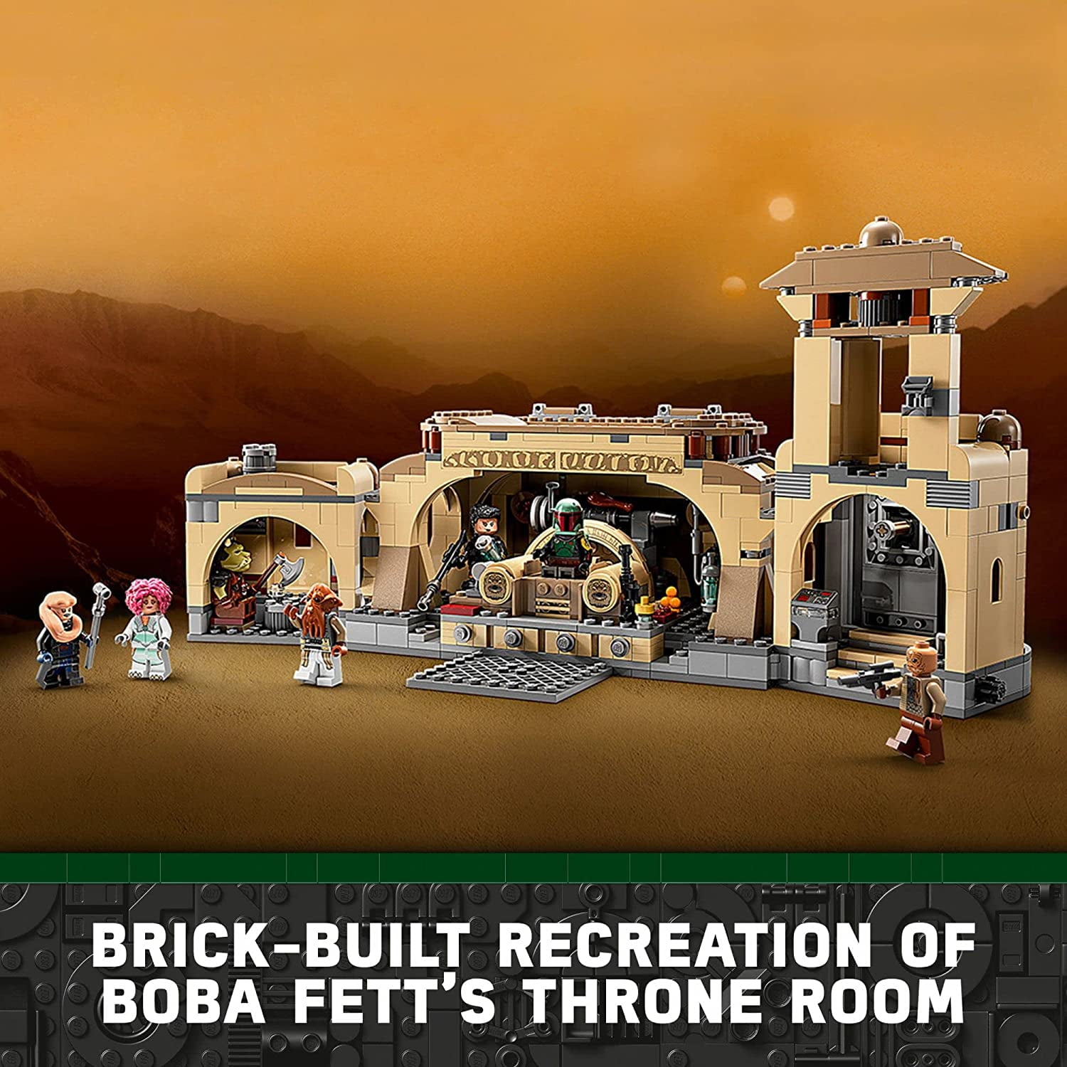 LEGO Boba Fett's Throne Room 75326 Building Set (732 Pieces)