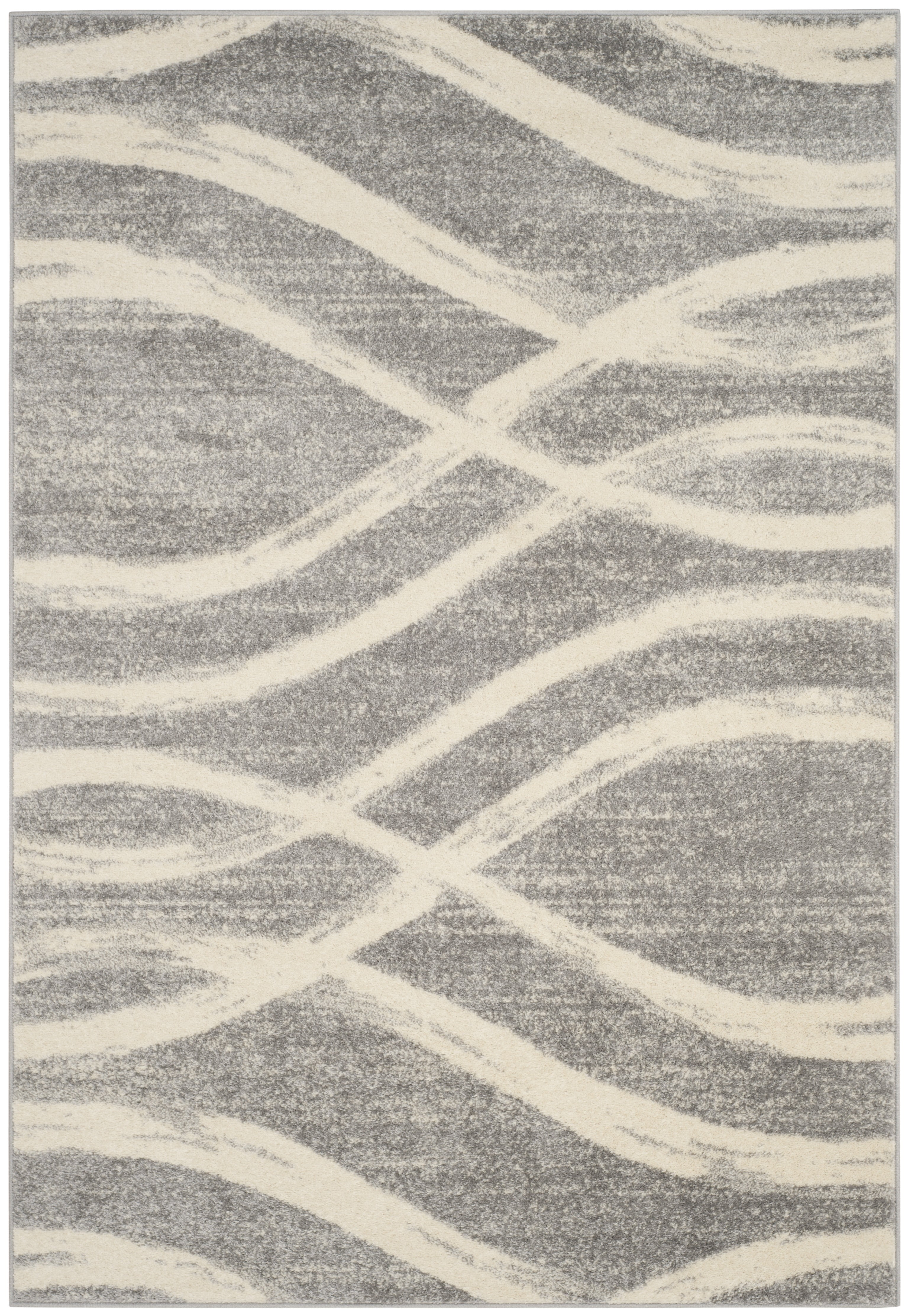 Safavieh Adirondack Isidor Geometric Swirls Area Rug, Gray/Cream, 6' x 8'