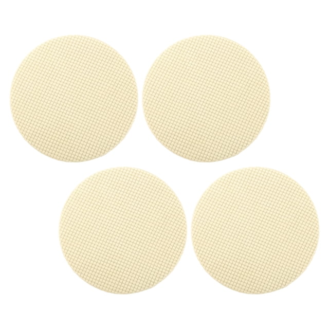 IDEANATEGRATE 4Ud Fundas Elásticas Beige Para Sillas Redondas Protector Lavable Para Comedor Y Barra