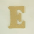 thumbnail image 3 of Package of 1, 8 Inch X 3/4" Thickness MDF Letter E in The Goudy Heavy Font, Thick, Upper Case for Art & Craft Project, Made in USA, 3 of 4