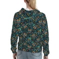 thumbnail image 7 of Daiia Owl Doodle Pattern Women's Fashion Hoodies & Sweatshirts with Kangaroo Pocket Hooded Sweatshirt with Eye-catching Drawstrings-XX-Large, 7 of 7